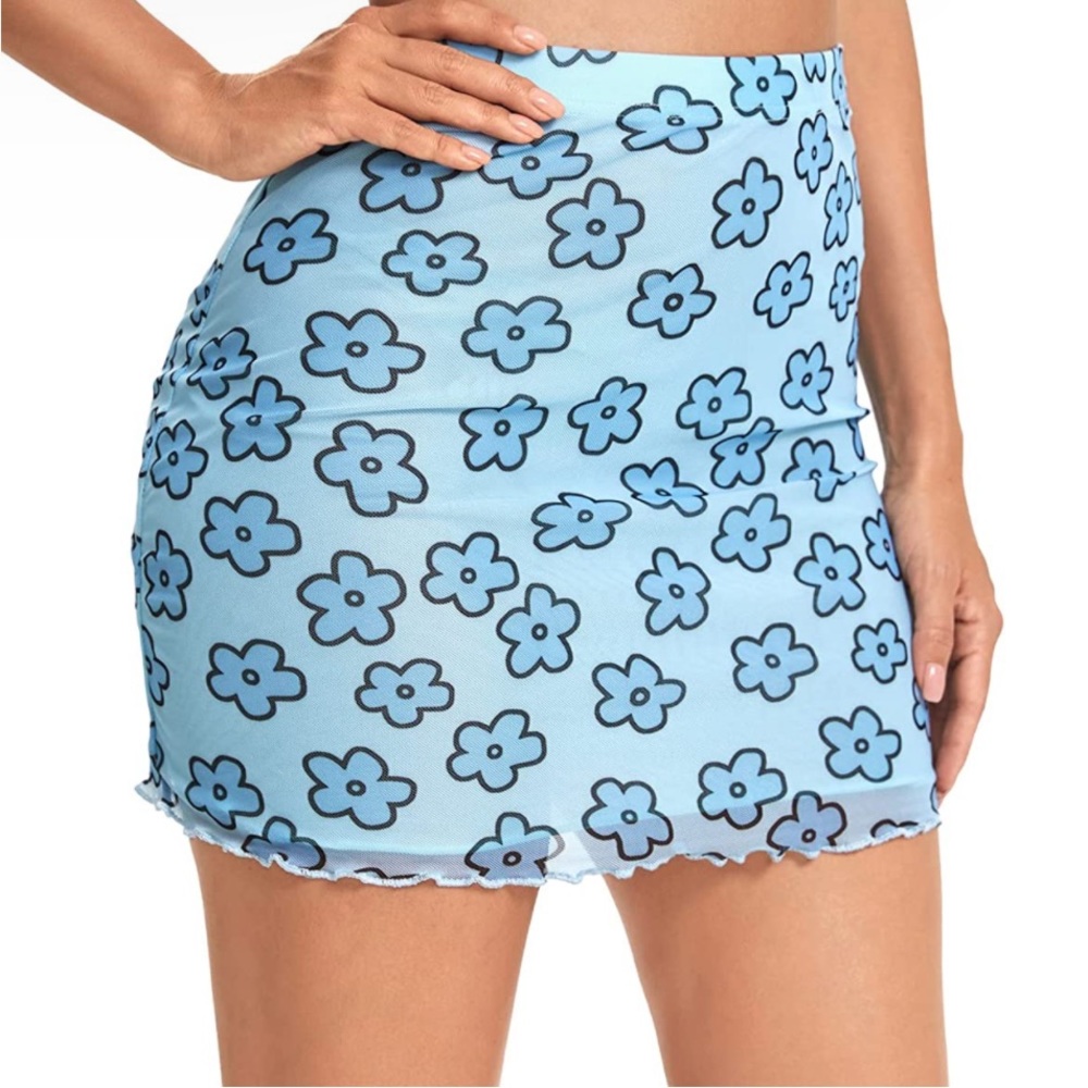Floral 90s Skirt - Picture 8 of 9